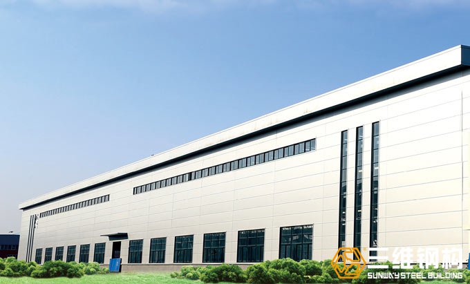 山東三維鋼結構公司建造的辰龍能源集團重鋼結構工程廠房效果圖